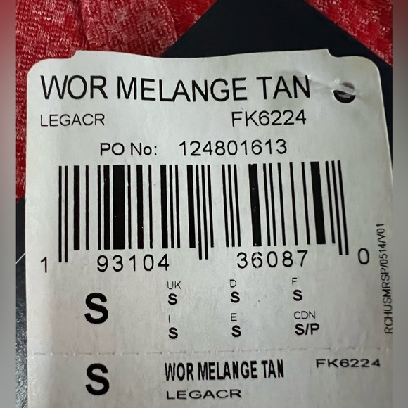 Reebok Men's Workout Ready Melange Tank STYLE FK6224 RED/GREY SIZE SMALL NWT - Picture 13 of 16